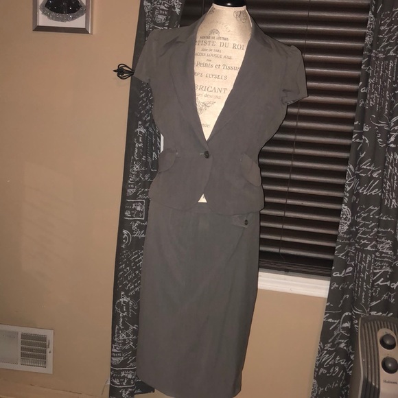 Grey BCBG 2 Piece Suit - Medium / 10